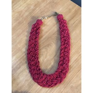 Red Beaded Necklace
